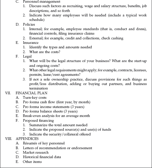 dentist business plan sample